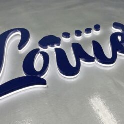 Alternative view of Halo Edge Lit Acrylic Letters
