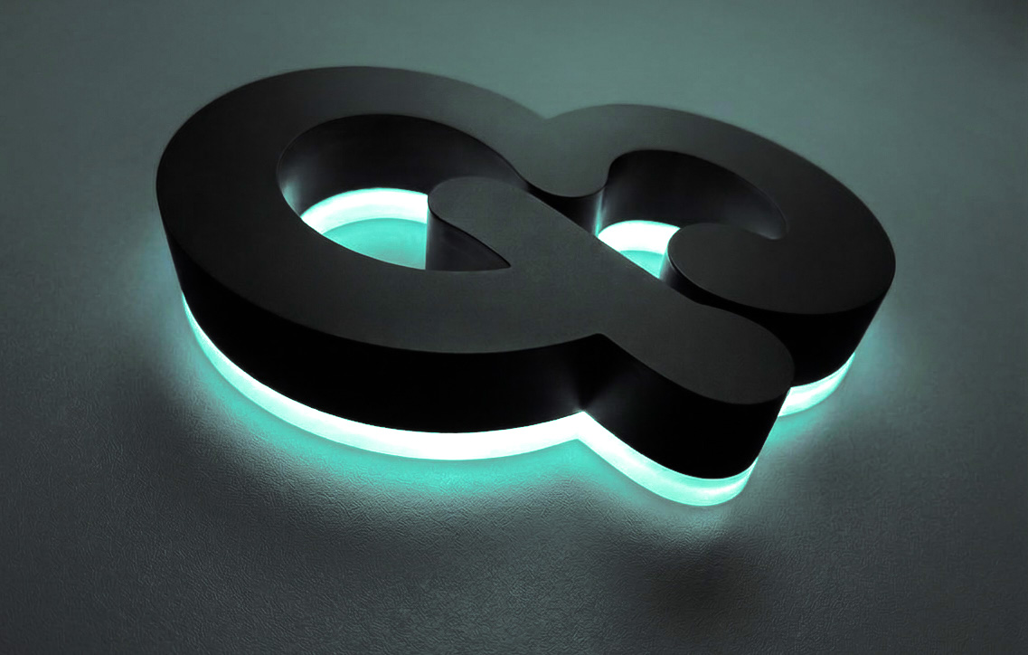 Halo Edge Lit Acrylic Letters