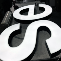 Alternative view of Trim Capless Channel Letters