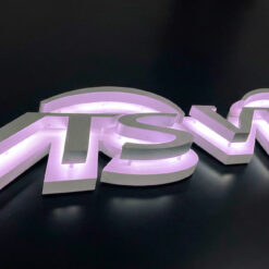 LED Reverse Aluminum Channel Letters